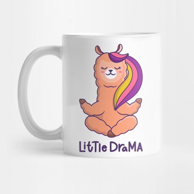 Cute Llama Little Drama by mchda